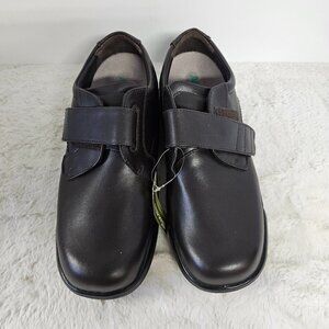 NWT Men's Apex Brown Ambulator Single Strap Casual Comfort Orthopedic Shoe 12.5W